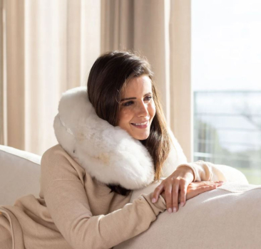 Preview: Weich NIO Nackenkissen offwhite beige